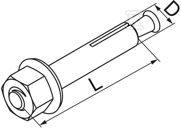 Rozperná skrutka SROM6x30 E90 - 803900