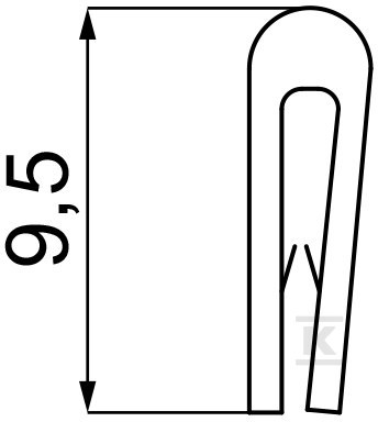 TOZ verstärktes Schutzband /10M/ - 100800