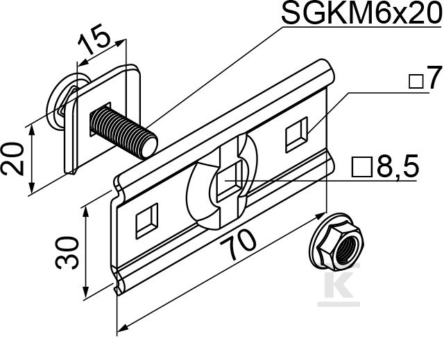 USSW screw holder - 900500