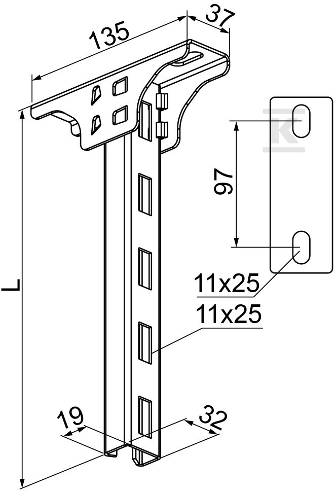 Držiak WSP300 - 720430