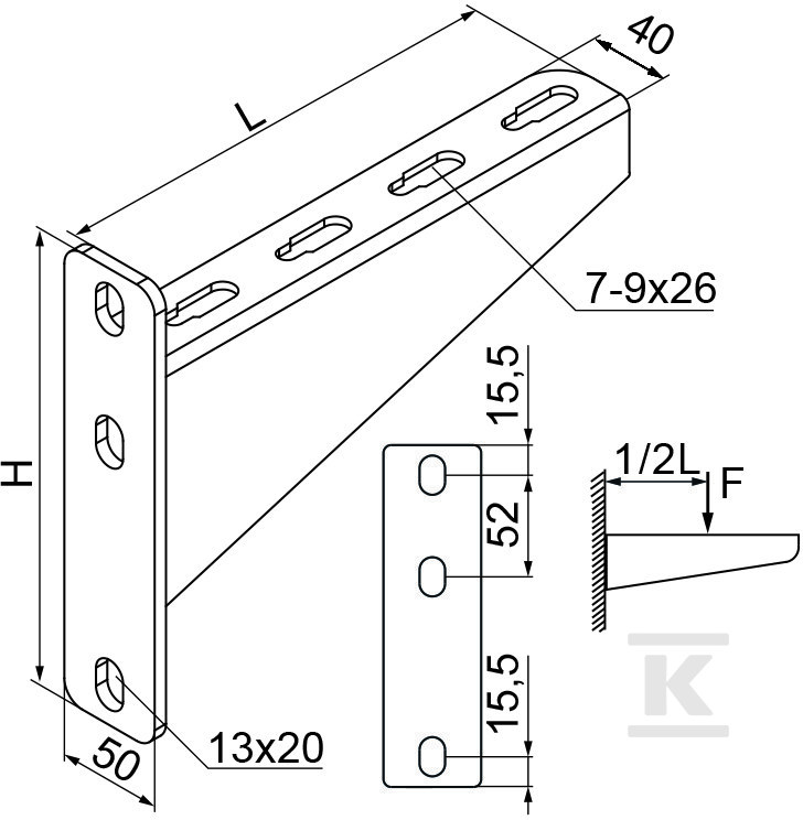 WWV500 Bracket - 711950