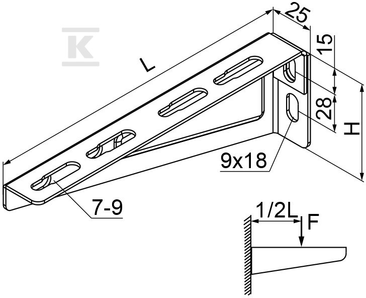 Megerősített gém WW50 - 710405