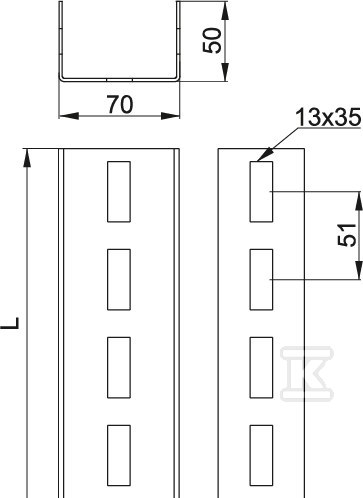 C-section CT70H50/4NMC - 864540