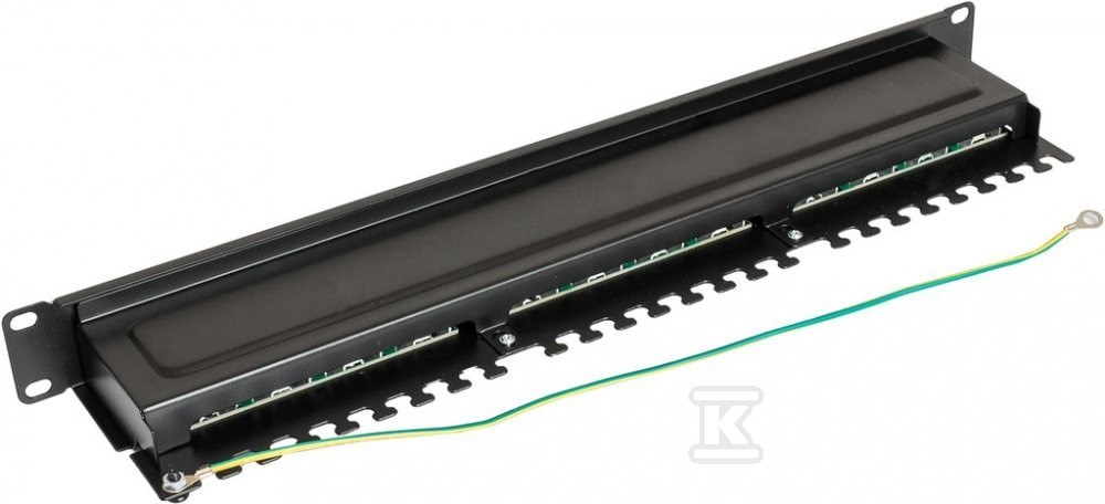 5e kategóriás FTP panel 19" 1U, 24xRJ45 - CCAS-PA5E-24STP-O-2