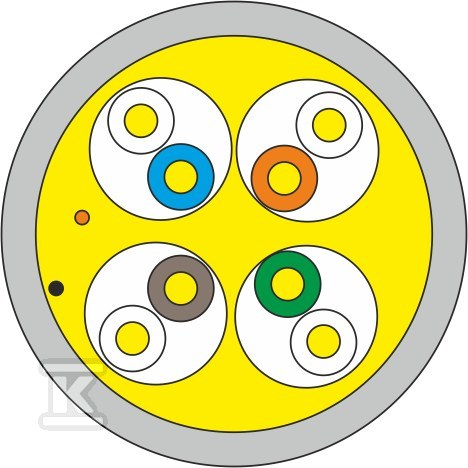 SecurityNET kábel F/UTP kat.6A külső - SEC6AFTPG