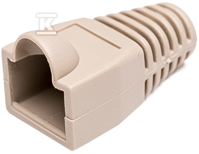 Osłonka RJ45 na kabel 6-8mm, szary, op. - CCAS-RJBT-68