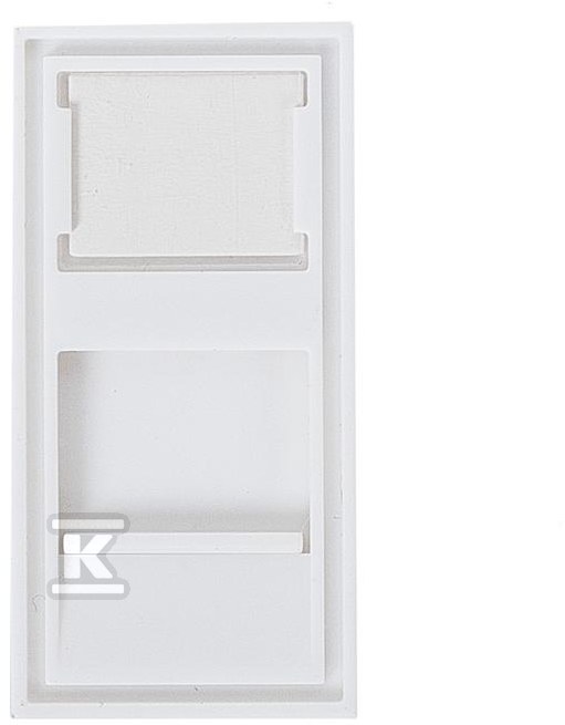 Adapter 22,5x45 mm 1xRJ45 for keystone - BC22X45