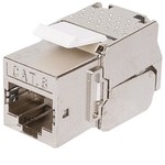 RJ45 keystone module category 6 STP (tool less)