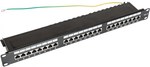 6. kategória FTP panel 19" 1U, 24xRJ45 polccal