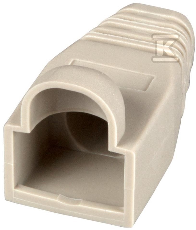 Osłonka RJ45 na kabel 6-8mm, szary, op. - CCAS-RJBT-68