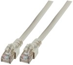 RJ45-RJ45 cable SF/UTP category 5e PVC CCA gray 0.25m