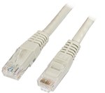 RJ45-RJ45 cable U/UTP category 6 PVC CCA gray 10m