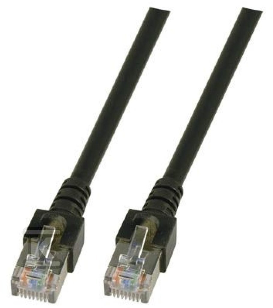 Patchcord RJ45 SF/UTP kat. 5e PVC CCA - PC-5ESFTPPVC-BK0.5