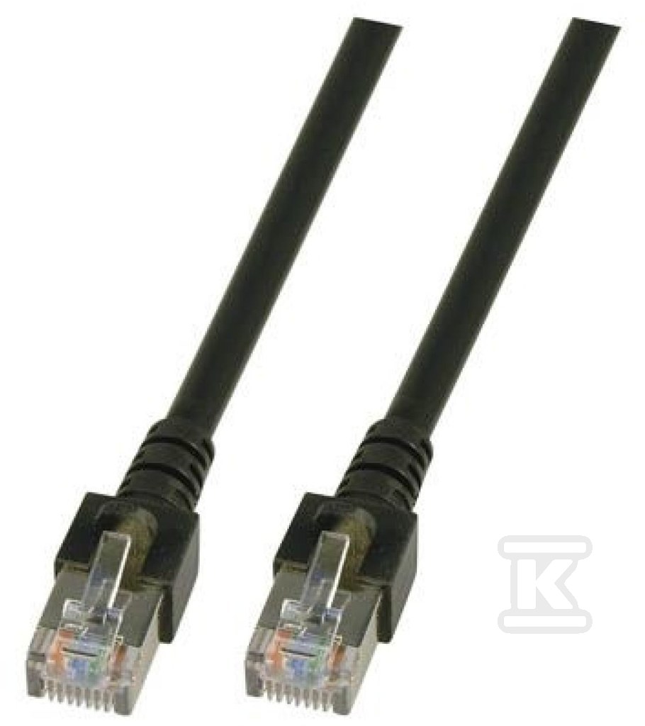 Patchcord RJ45 SF/UTP kat. 5e PVC CCA - PC-5ESFTPPVC-BK2