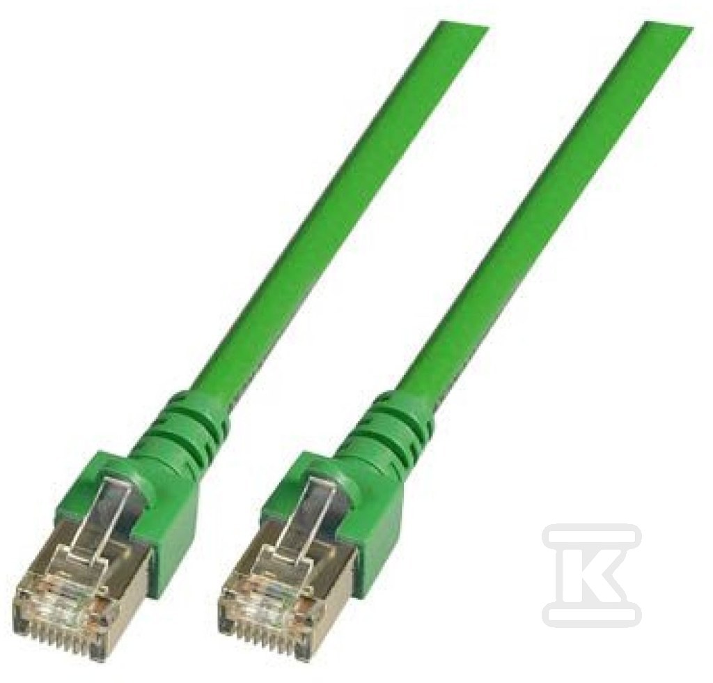 Patchcord RJ45 SF/UTP kat. 5e PVC CCA - PC-5ESFTPPVC-GN0.5