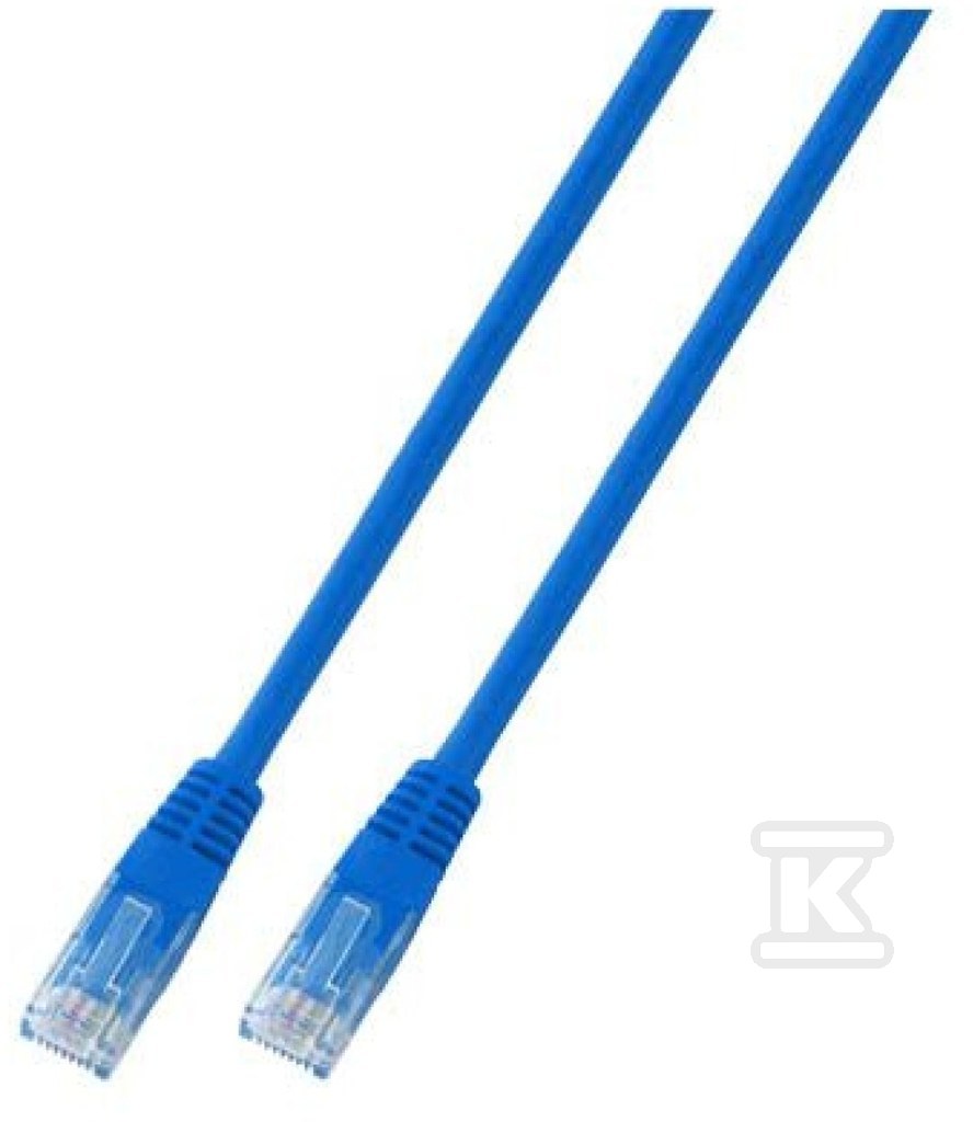 Patchcord RJ45 U/UTP kat. 5e PVC CCA - PC-5EUTPPVC-BU1