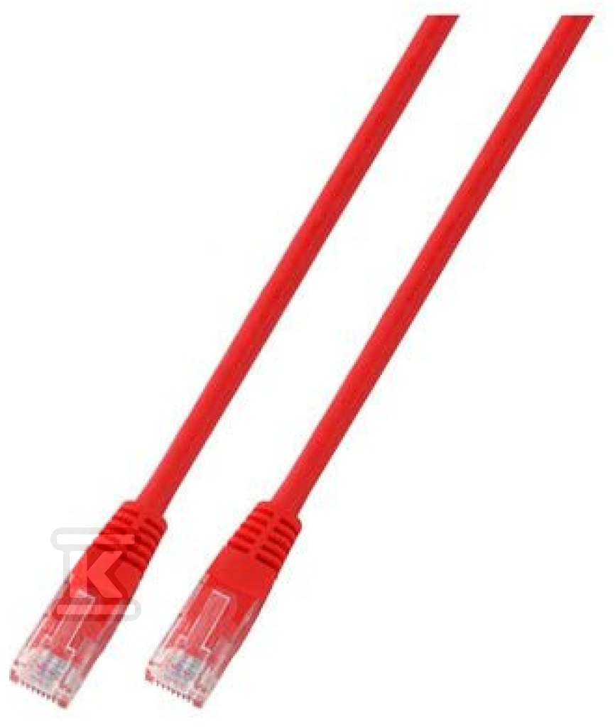 Patchcord RJ45 U/UTP kat. 5e PVC CCA - PC-5EUTPPVC-RD1.5