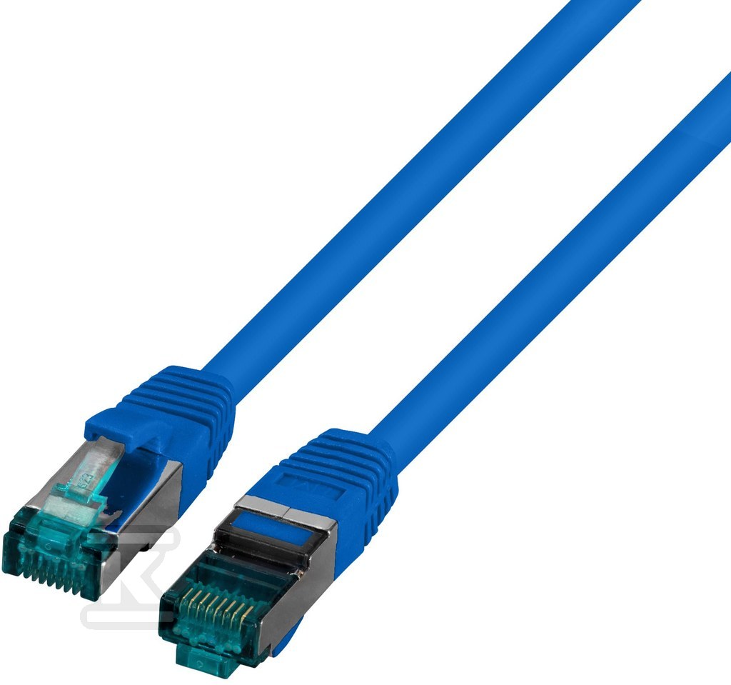 Patchcord RJ45 S/FTP cat. 6A LSZH blue - PC-6ASFTPLSZH-BU0.15