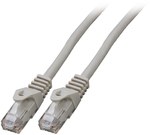 Patchcord RJ45 U/UTP kat. 6A LSZH Premium 500MHz szary 0,25m