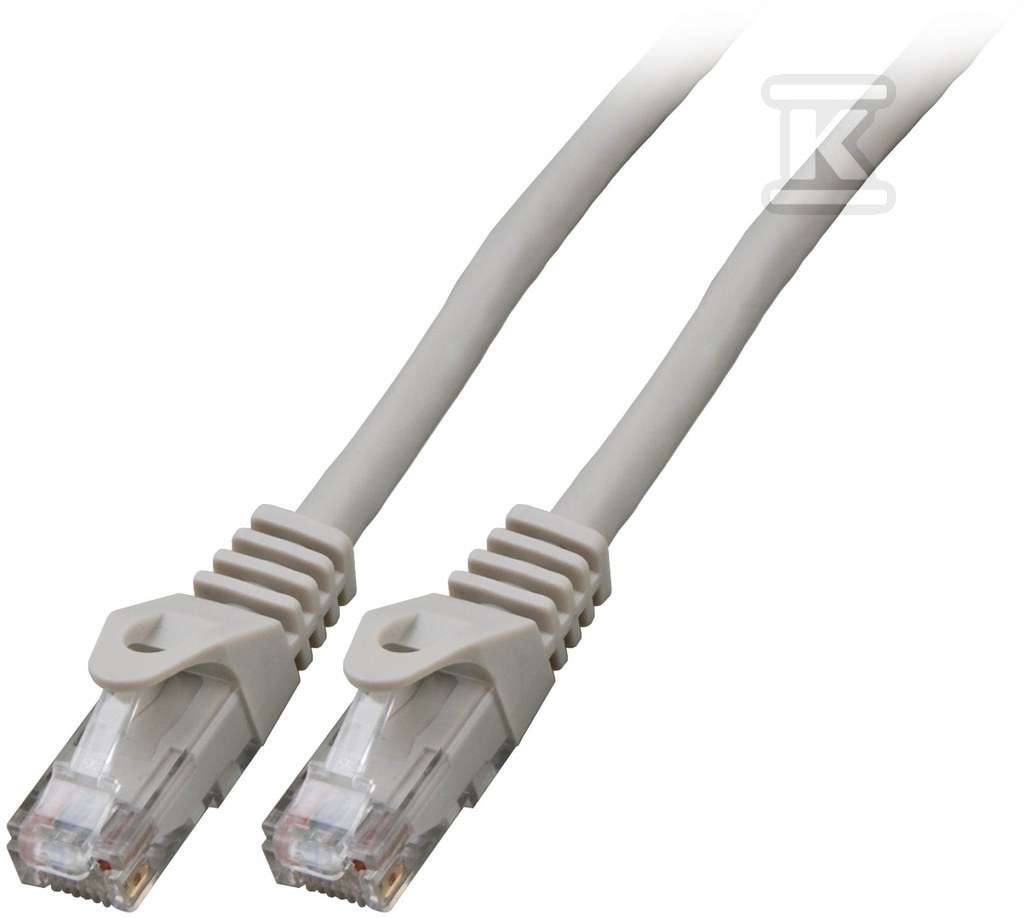 Patchcord RJ45 U/UTP kat. 6A LSZH - PC-6AUTPLSZH-GY0.5