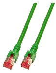 Patchcord RJ45 S/FTP kat. 6 LSZH zielony 0,25m