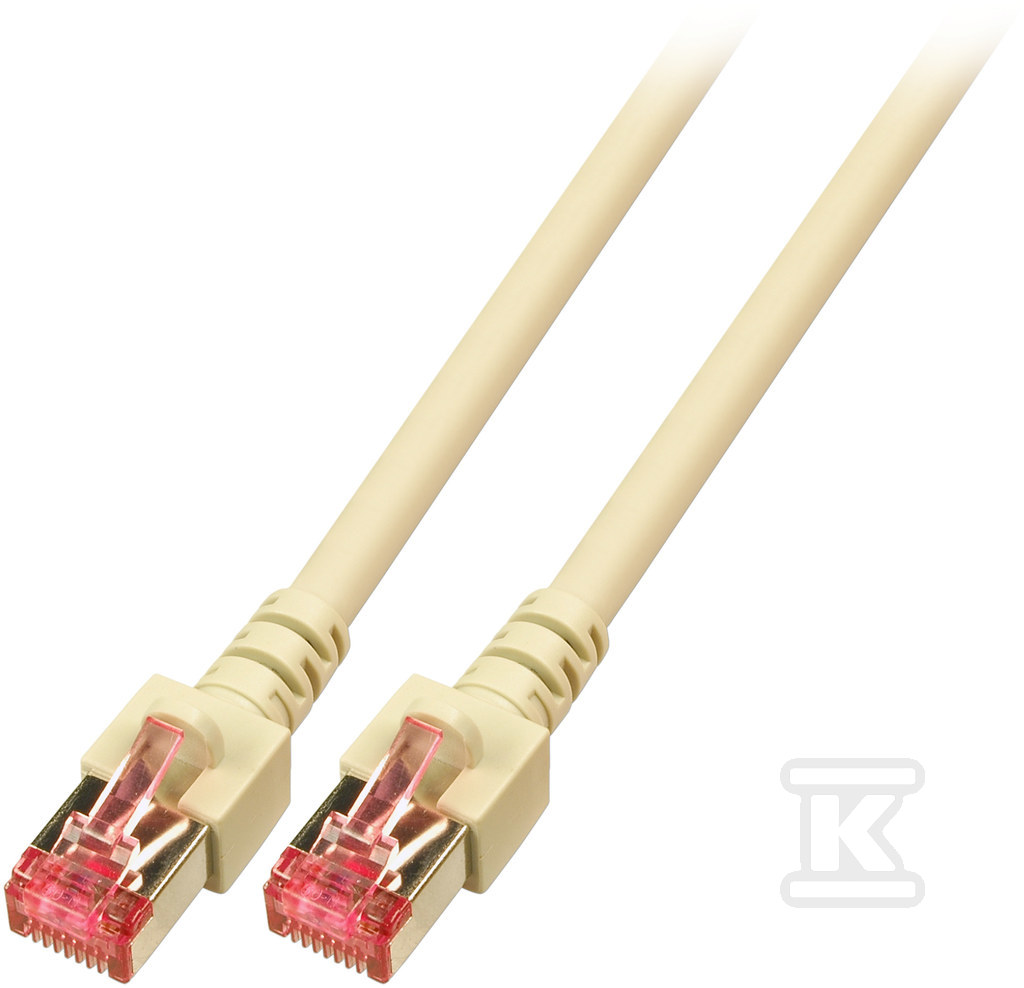 Patchcord RJ45 S/FTP kat. 6 LSZH szary - PC-6SFTPLSZH-GY0.25