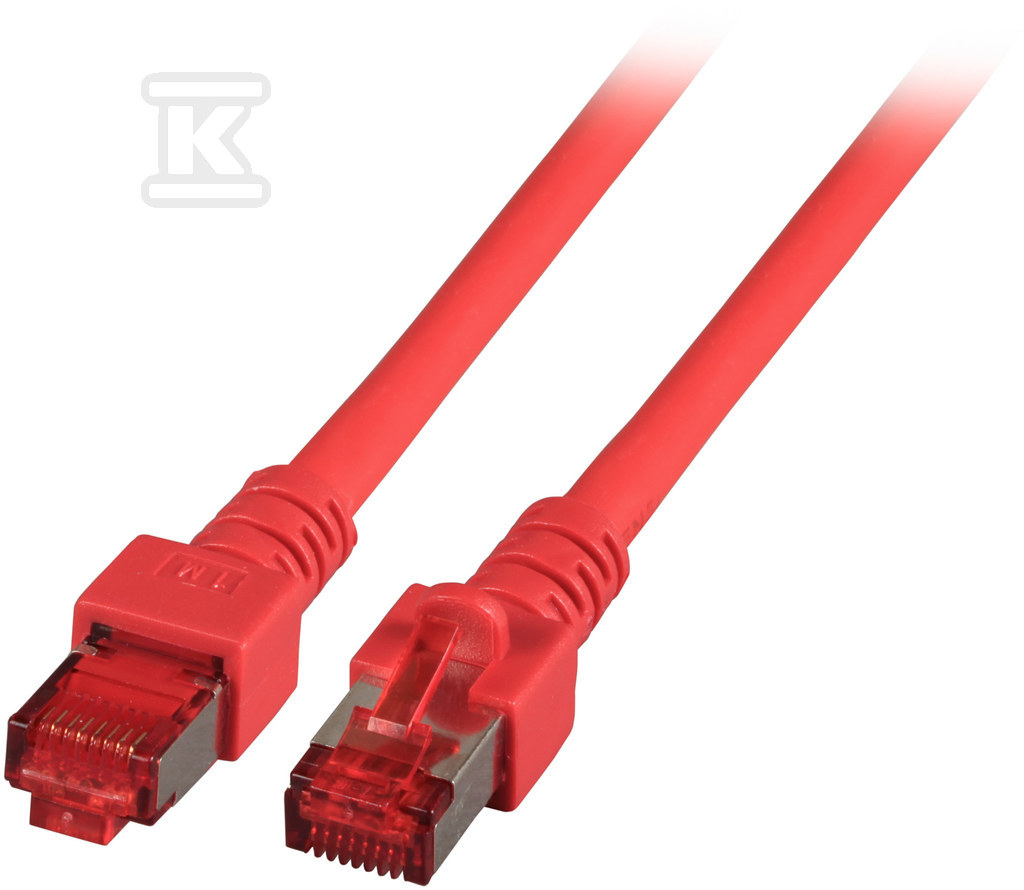 Patchcord RJ45 S/FTP kat. 6 LSZH - PC-6SFTPLSZH-RD0.5