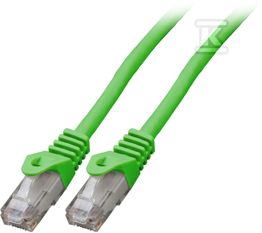 Patchcord RJ45 U/UTP kat. 6 LSZH CCA - PC-6UTPLSZH-GN0.5