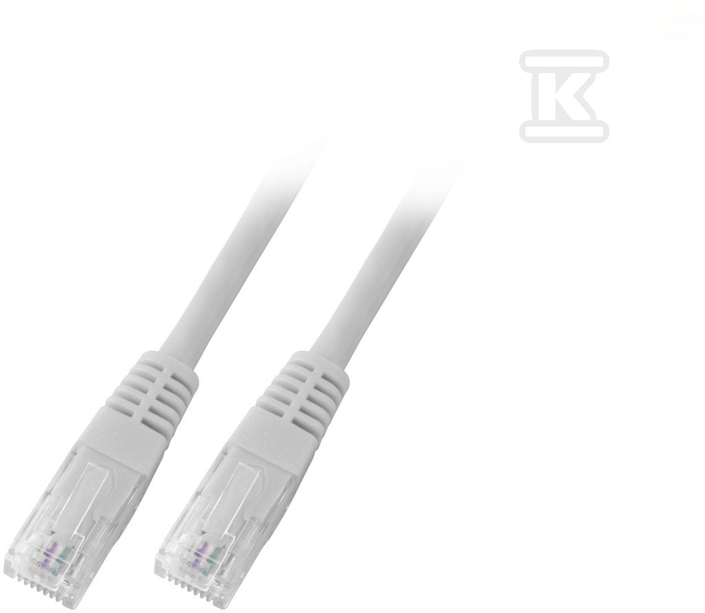 Patchcord RJ45 U/UTP kat. 6 PVC CCA - PC-6UTPPVC-GY0.5