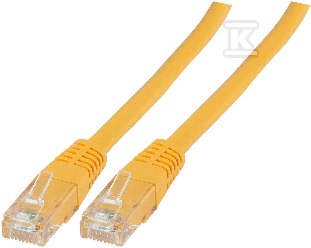 Patchcord RJ45 U/UTP cat. 6 PVC CCA - PC-6UTPPVC-YE2