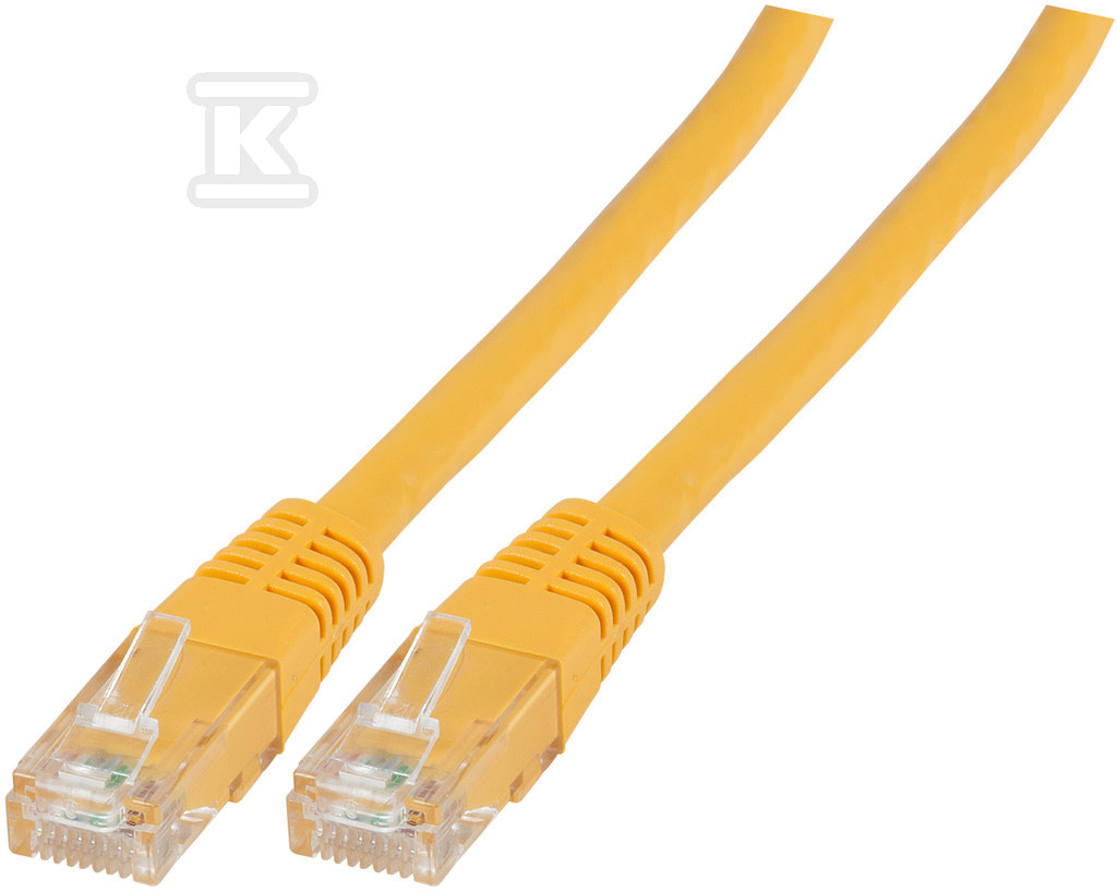 Patchcord RJ45 U/UTP kat. 6 PVC CCA - PC-6UTPPVC-YE3