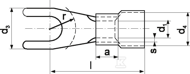 Konzervajski terminal KNE 4-2,5/100 u - KNE_4-2,5/100