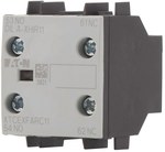 Moduł przednich styków pomocniczych, 1NO+1NC, Ith= 16 A, Zaciski śrubowe, Pasuje do DILA, DILM7 - DILM38, kompatybilny z elektroniką. DILA-XHIR11
