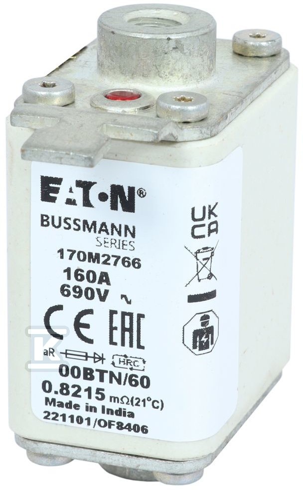 Wkładka szybka, 160 A, AC 690 V, - 170M2766