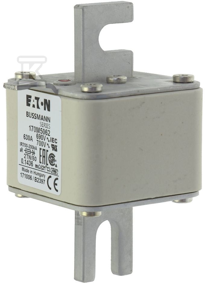 Wkładka szybka, 630 A, AC 690 V, DIN 2, - 170M5062