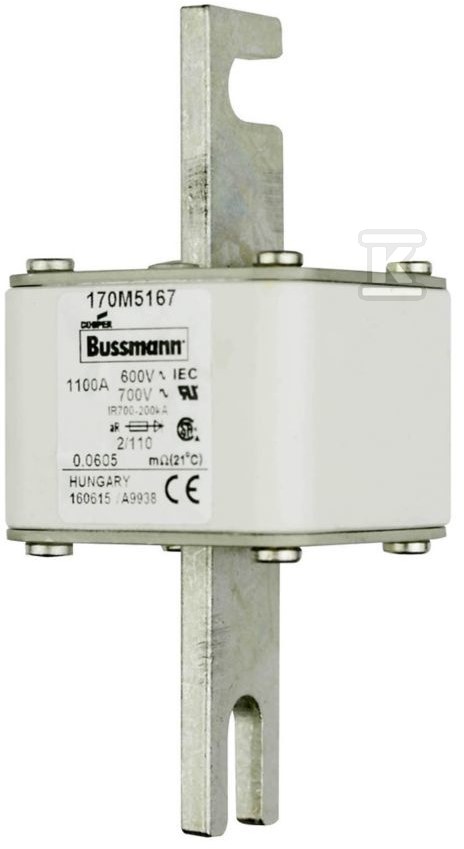 Wkładka szybka, 1100 A, AC 600 V, DIN - 170M5167