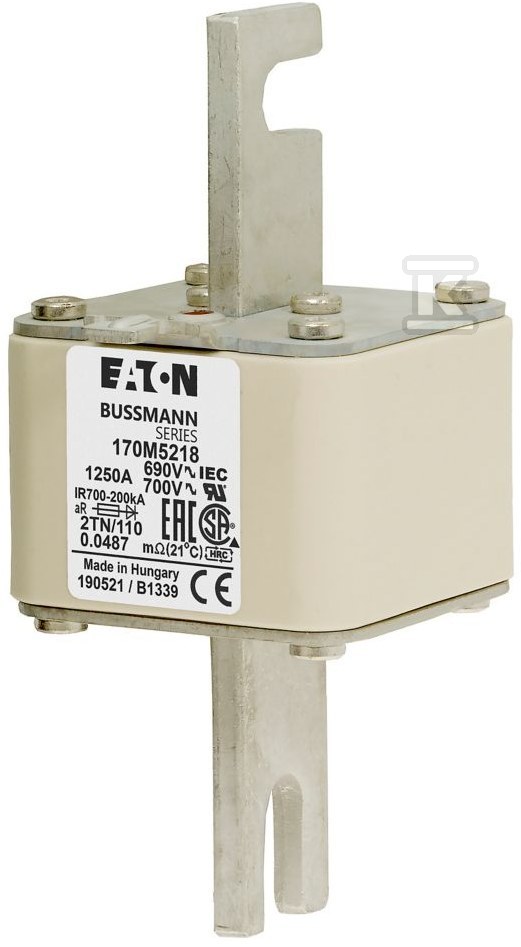 Wkładka szybka, 1250 A, AC 600 V, DIN - 170M5218