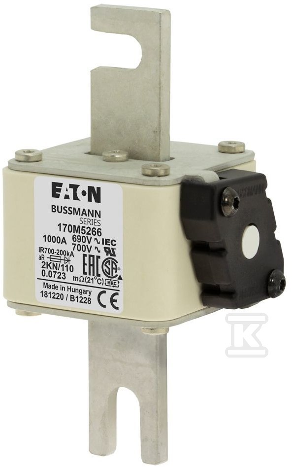 Wkładka szybka, 1000 A, AC 690 V, DIN - 170M5266