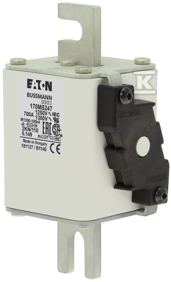 Wkładka szybka, 1100 A, AC 600 V, DIN - 170M5267