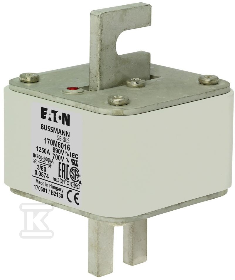 Wkładka szybka, 1250 A, AC 690 V, DIN - 170M6016