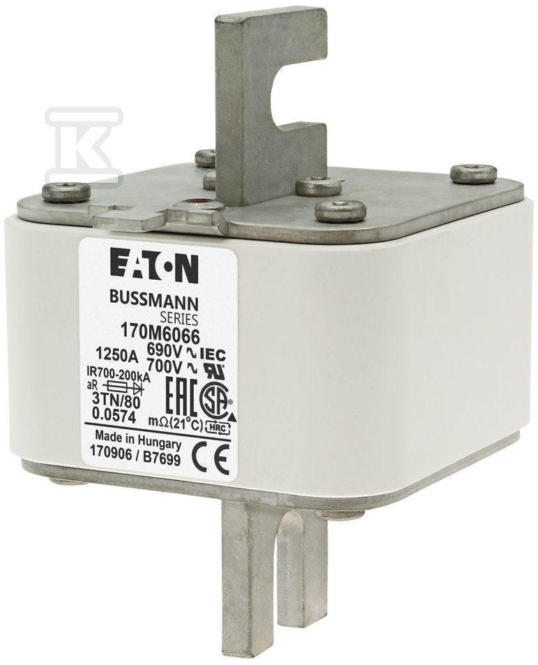 Wkładka szybka, 1250 A, AC 690 V, DIN - 170M6066