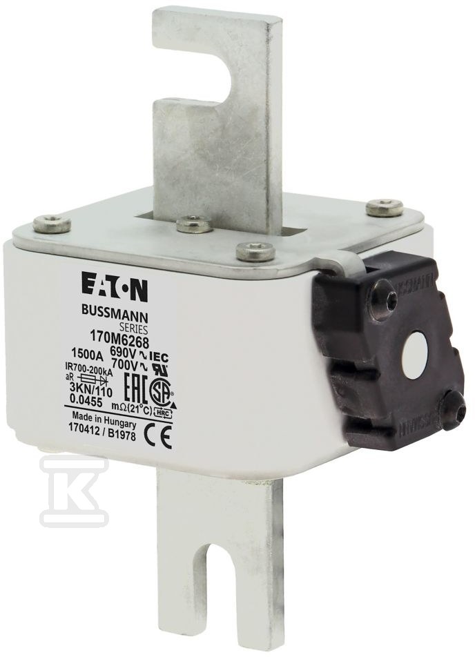 Wkładka szybka, 1500 A, AC 690 V, DIN - 170M6268