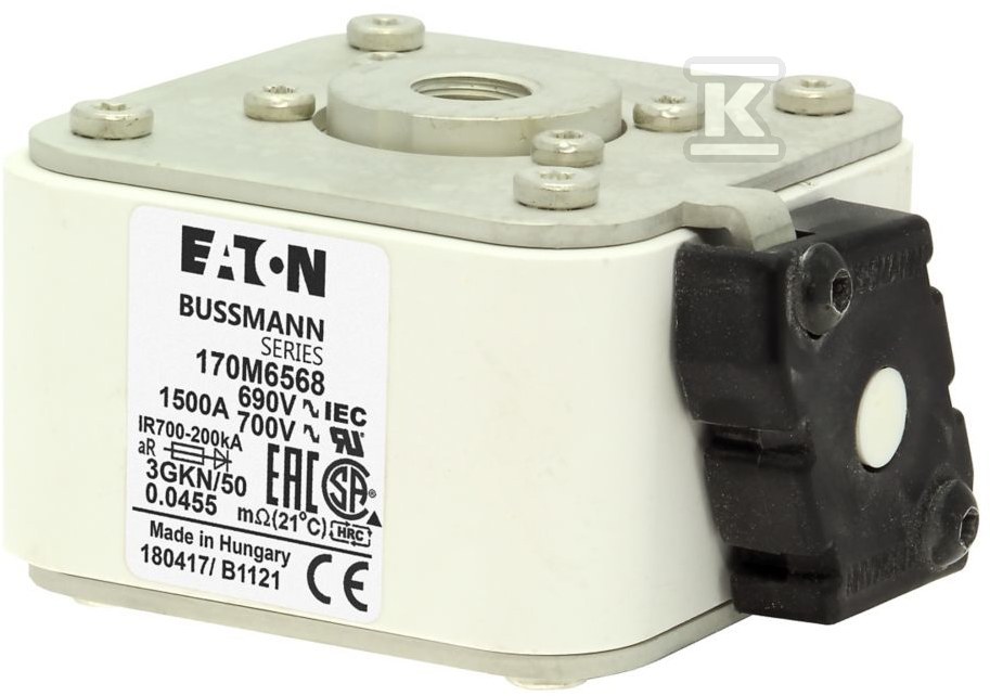 Wkładka szybka, 1500 A, AC 690 V, - 170M6568
