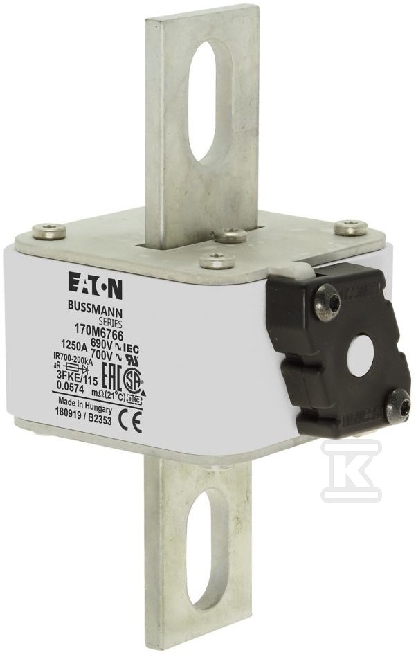 Wkładka szybka, 1250 A, AC 690 V, - 170M6766