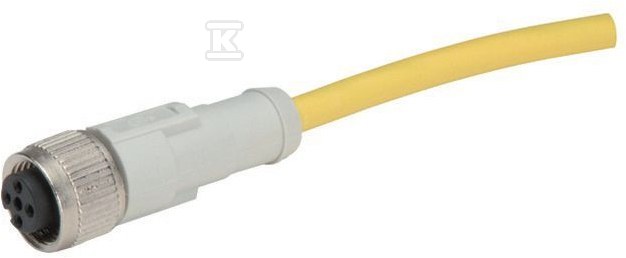 Kabel łączący M12, 6 pinów, 5M - 177307