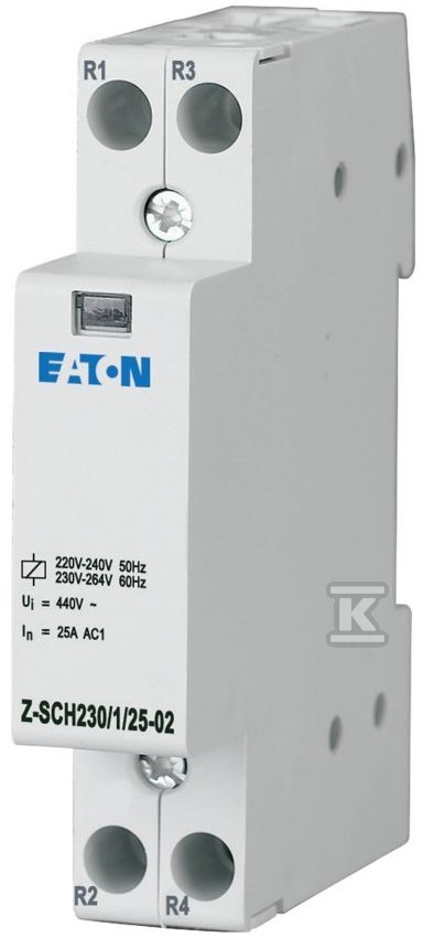 Z-SCH 1MU 230VAC 2R installation - 193887