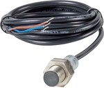 Czujnik indukcyjny, DC, cylindryczny M12, metal, 2m kabel E57PS-12SNC2-C2