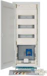 Rozdzielnica multimedialna podtynkowa IP30 3x42 płas kA, drzwi wifi KLV-60UPS-W-HY36-F