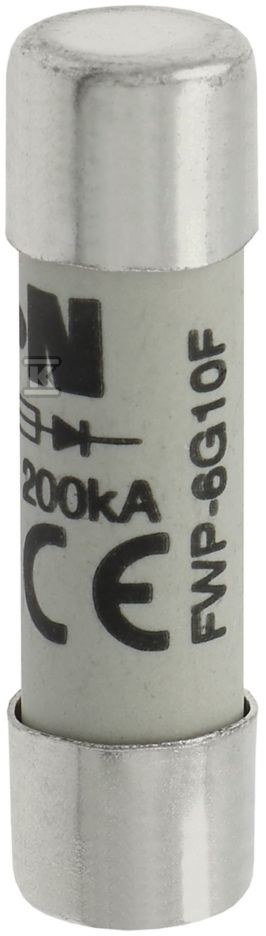 Wkładka szybka, 6 A, AC 690 V, 10 x 38, - FWP-6G10F