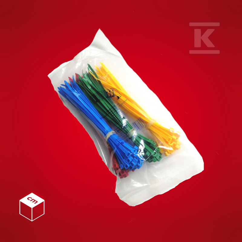 Opaski kablowe (CT) MIX PA-66 kolor 100 - 222710